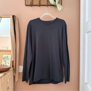 ASOS Grey/Blue Long Sleeve Cotton Tee